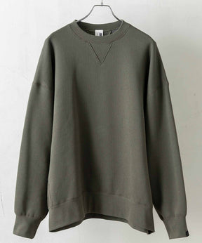 【MENS】FUNCTIONAL HEAVY WEIGHT CREW NECK SWEAT  ヘビーウェイト クルーネック スウェット 蓄熱保温 +phenix(プラスフェニックス)　