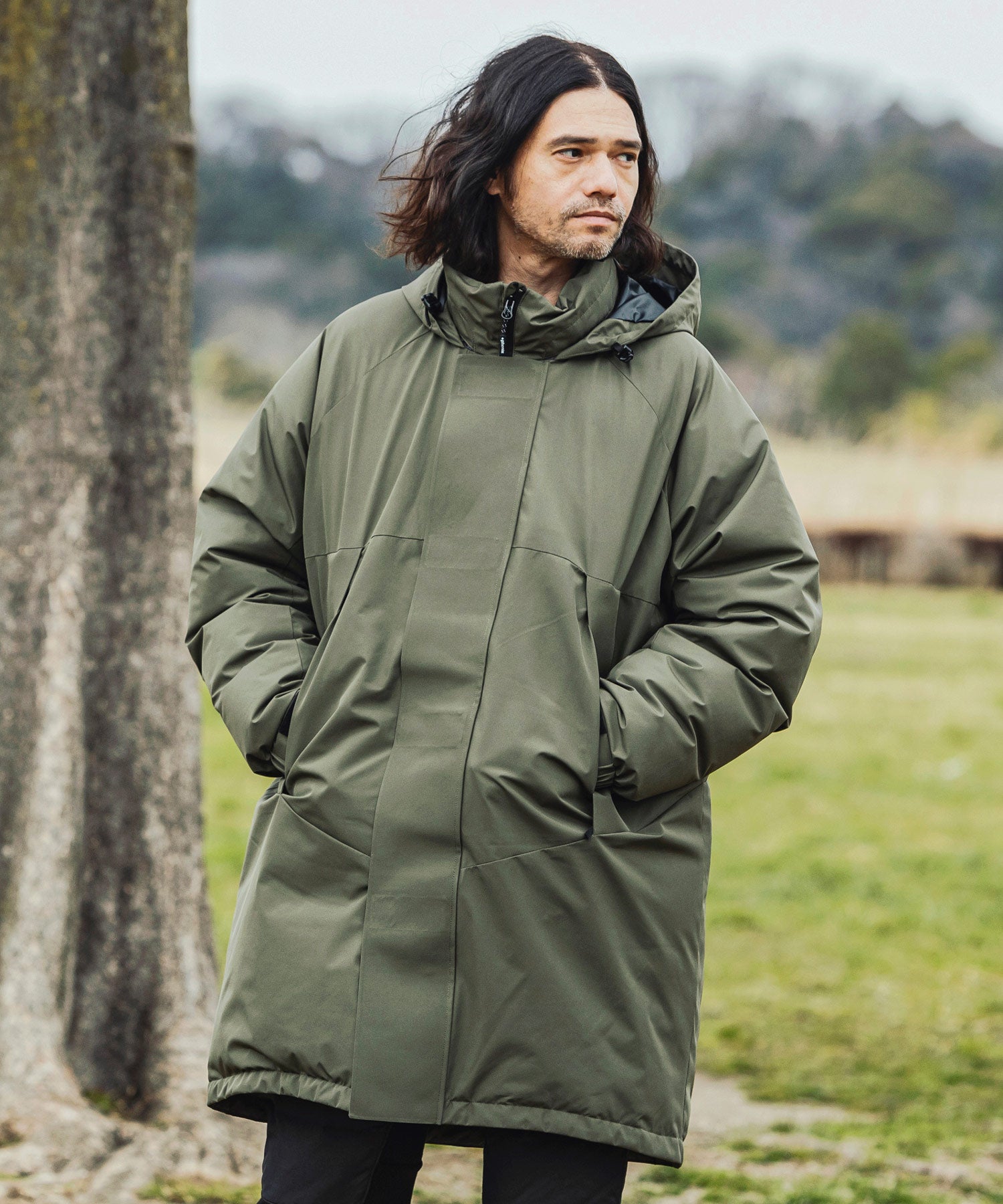 【MENS】L-7 DOWN COAT ダウンコート ウィンドストッパー / WINDSTOPPER(R) プロダクト by GORE TEX LABS +phenix(プラスフェニックス)