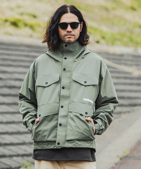 【11月上旬お届け予約商品】【MENS】MOUNTAIN HEAVY DUTY JACKET マウンテン ヘビーデューティー ジャケット ウィンドストッパー / WINDSTOPPER(R) プロダクト by GORE TEX LABS +phenix(プラスフェニックス)