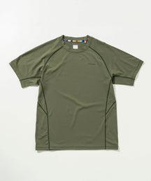 【MENS】クルーネック半袖Tシャツ メンズTシャツ 速乾 ストレッチ 快適 抗菌 防臭 ティーシャツ インナー / phenix outdoor(フェニックスアウトドア)