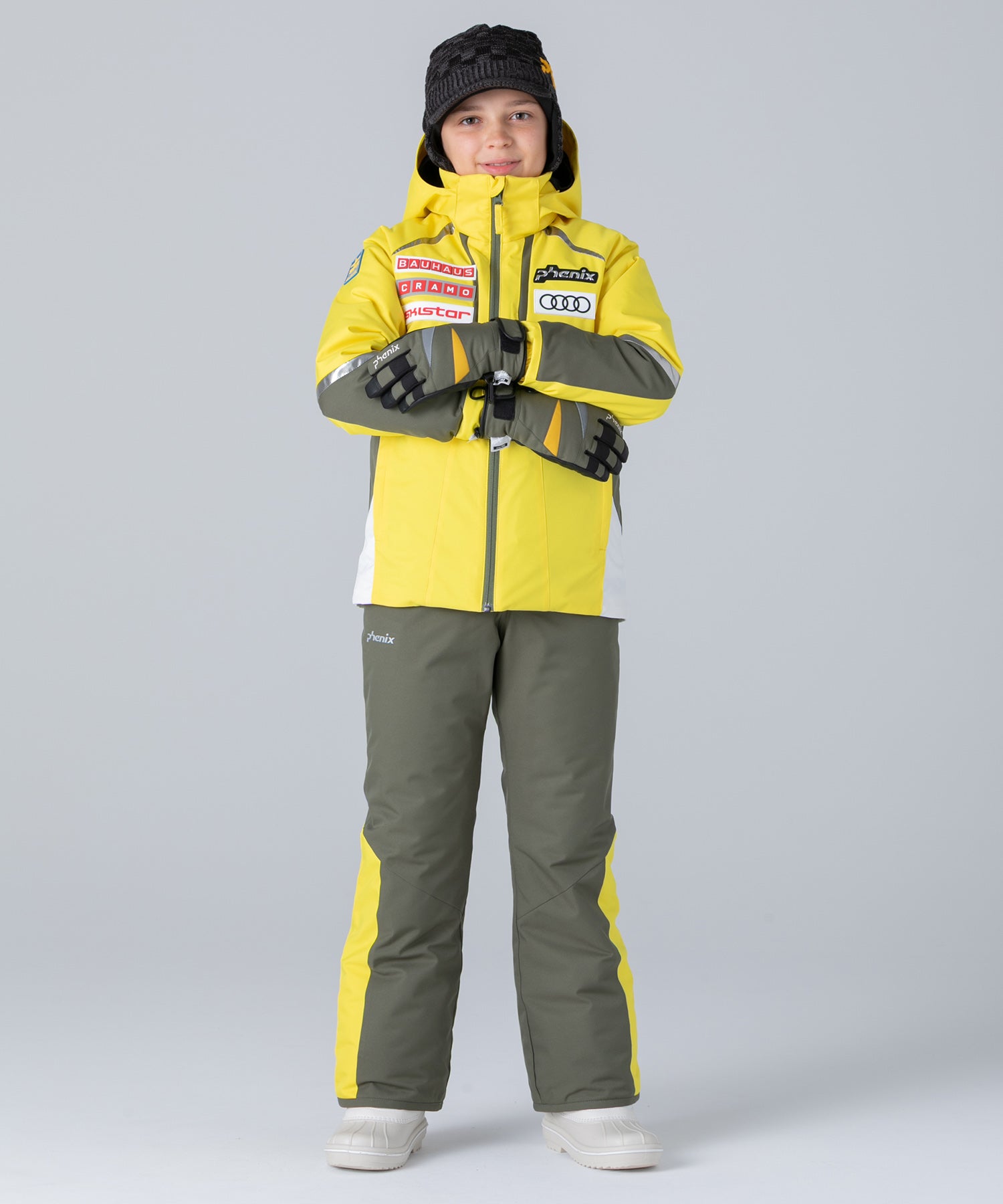 【KIDS/JUNIOR】Sweden Junior Two-piece スウェーデンジュニアツーピース / SWEDEN / 最大20cmサイズ調整可能 /phenixスキーウェア 25AW