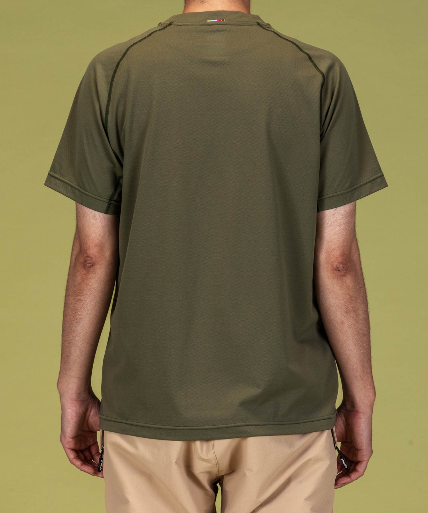 【MENS】クルーネック半袖Tシャツ メンズTシャツ 速乾 ストレッチ 快適 抗菌 防臭 ティーシャツ インナー / phenix outdoor(フェニックスアウトドア)