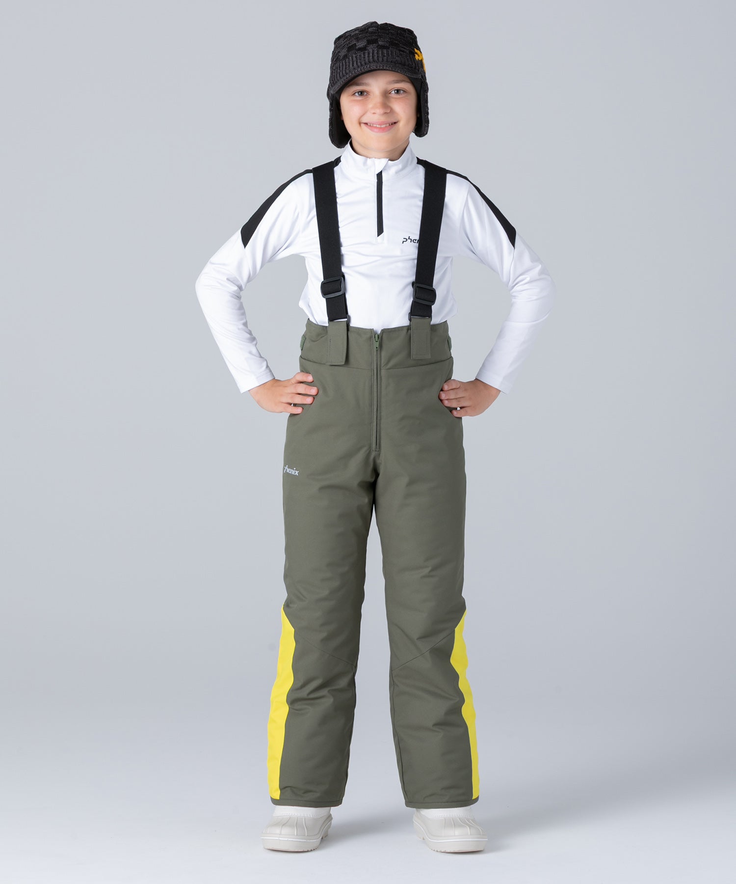 【KIDS/JUNIOR】Sweden Junior Two-piece スウェーデンジュニアツーピース / SWEDEN / 最大20cmサイズ調整可能 /phenixスキーウェア 25AW