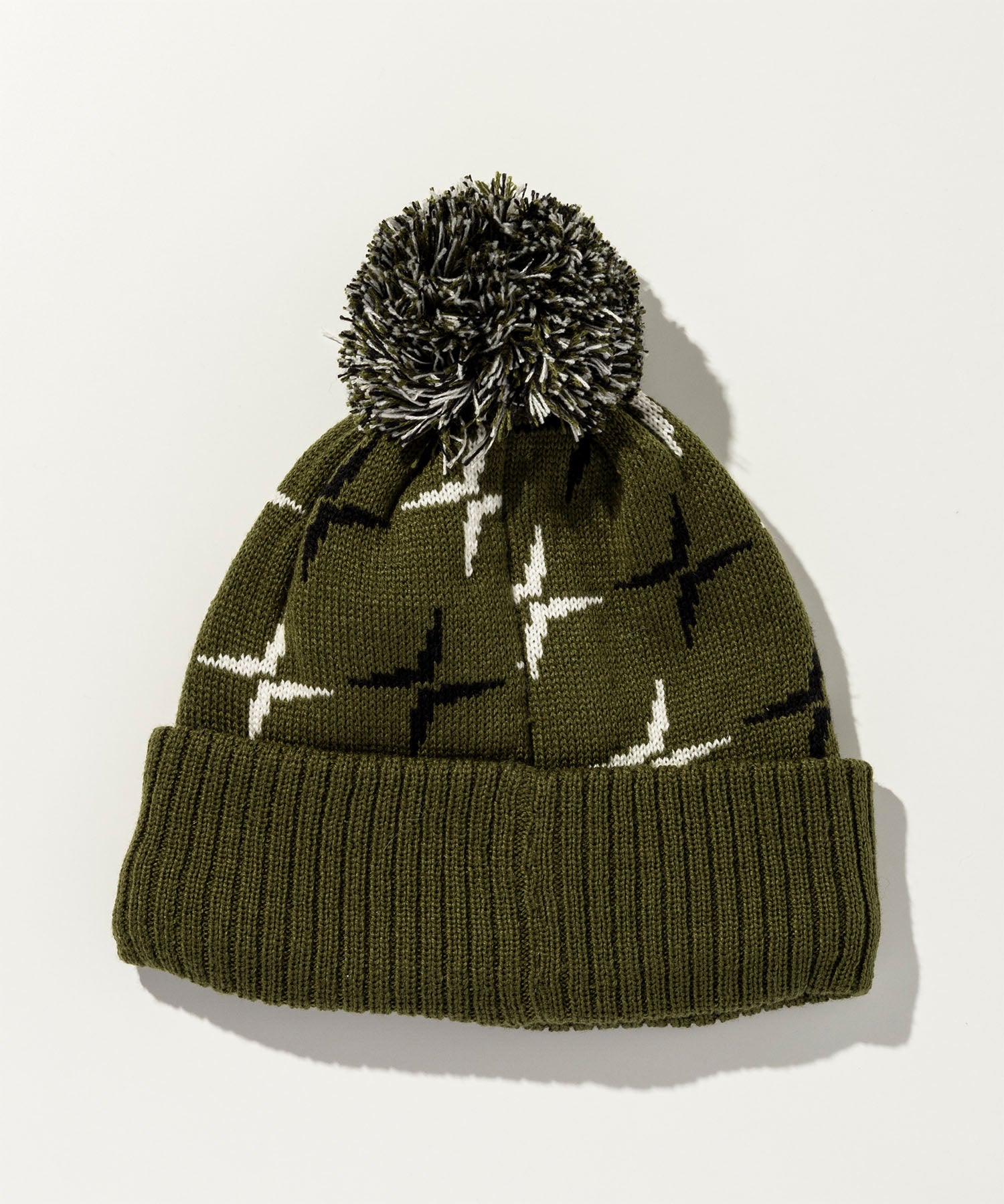 【KIDS/JUNIOR】Cross Pattern Knit Cap / クロスパターンニットキャップ / phenix スキーウェア 26AW