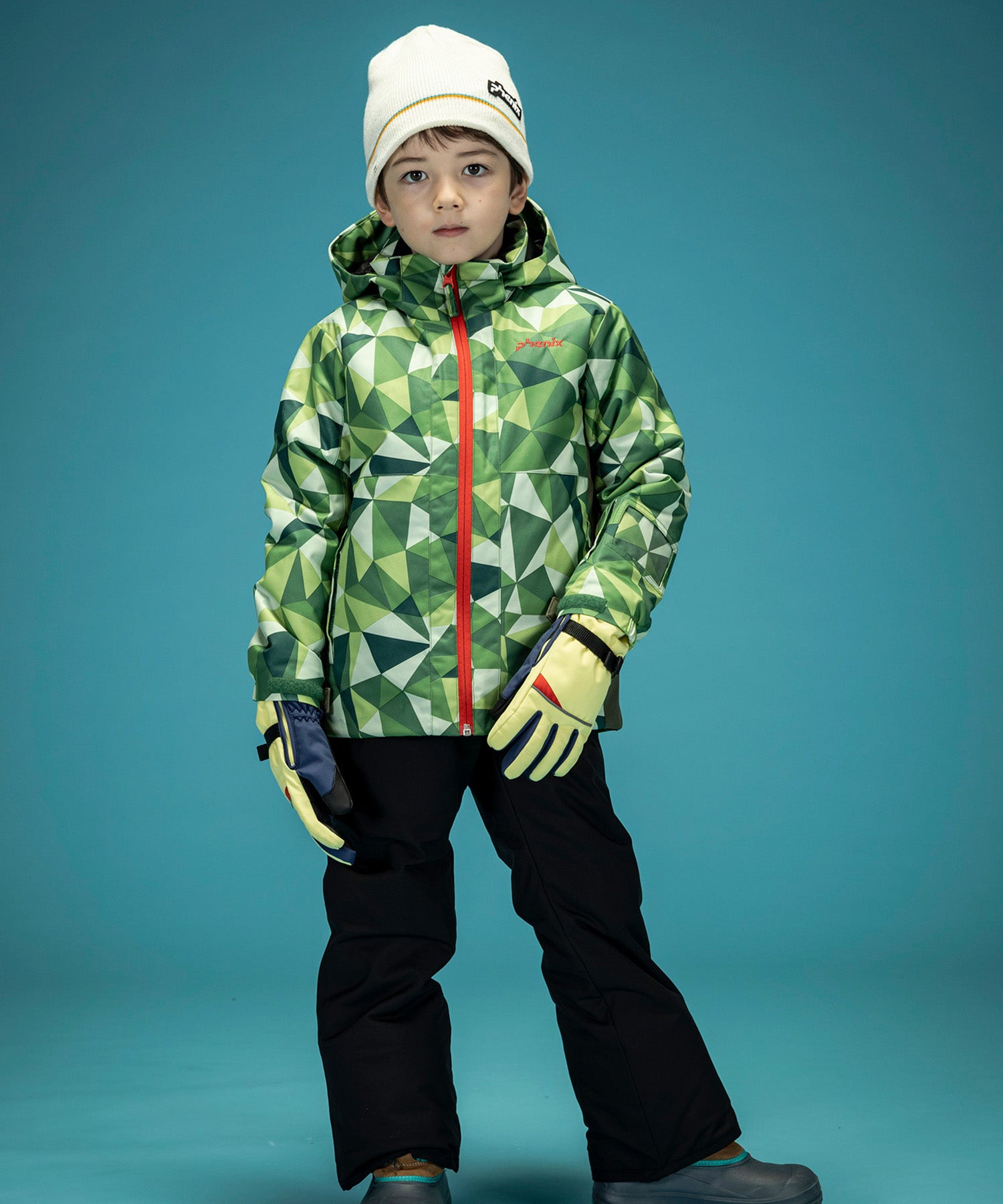 【KIDS/JUNIOR】Playing in Snow Junior Two-piece プレーイングインザスノージュニアツーピース / JUNIOR / 子供用スキーウェア アウター上下セット /phenixスキーウェア 24AW