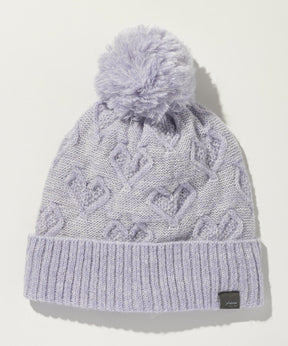 【KIDS/JUNIOR】Heart Pattern Knit Cap / ハートパターンニットキャップ / phenix スキーウェア 26AW