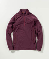 Women's Half-Zip Long Sleeve T-Shirt, Quick-Drying, Stretch, Comfortable, Antibacterial, and Odor-Resistant, Perfect as an Undershirt / phenix outdoor 