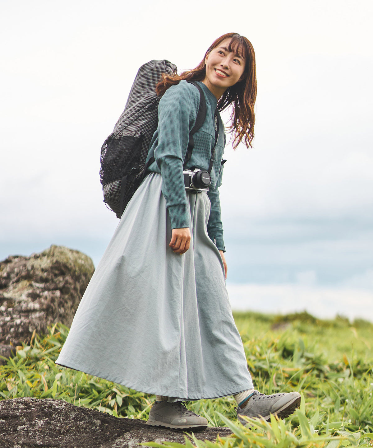 VERSATILE WRAPPED DWR SKIRT / バーサタイル ラップドDWRスカート
