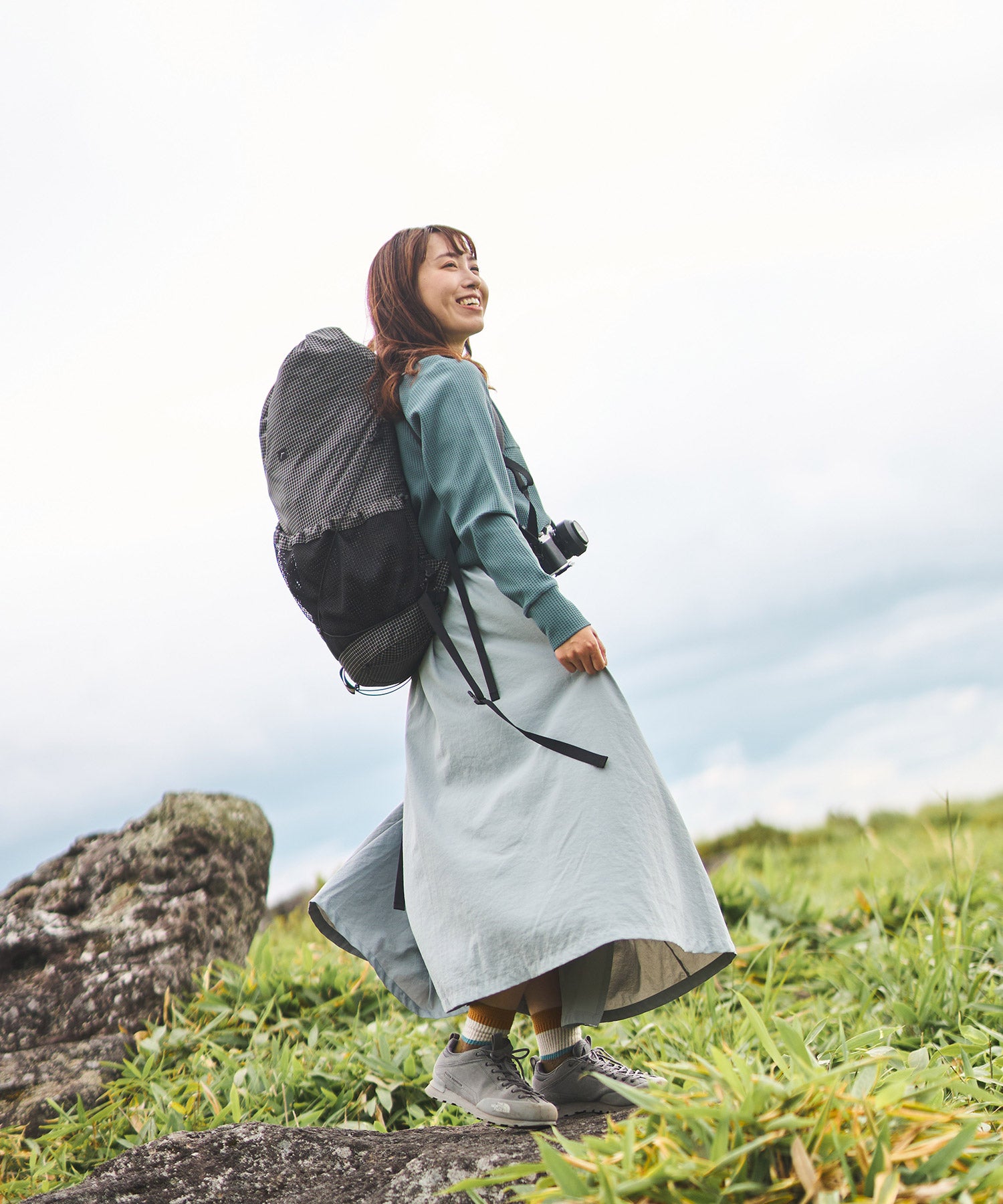 VERSATILE WRAPPED DWR SKIRT / バーサタイル ラップドDWRスカート