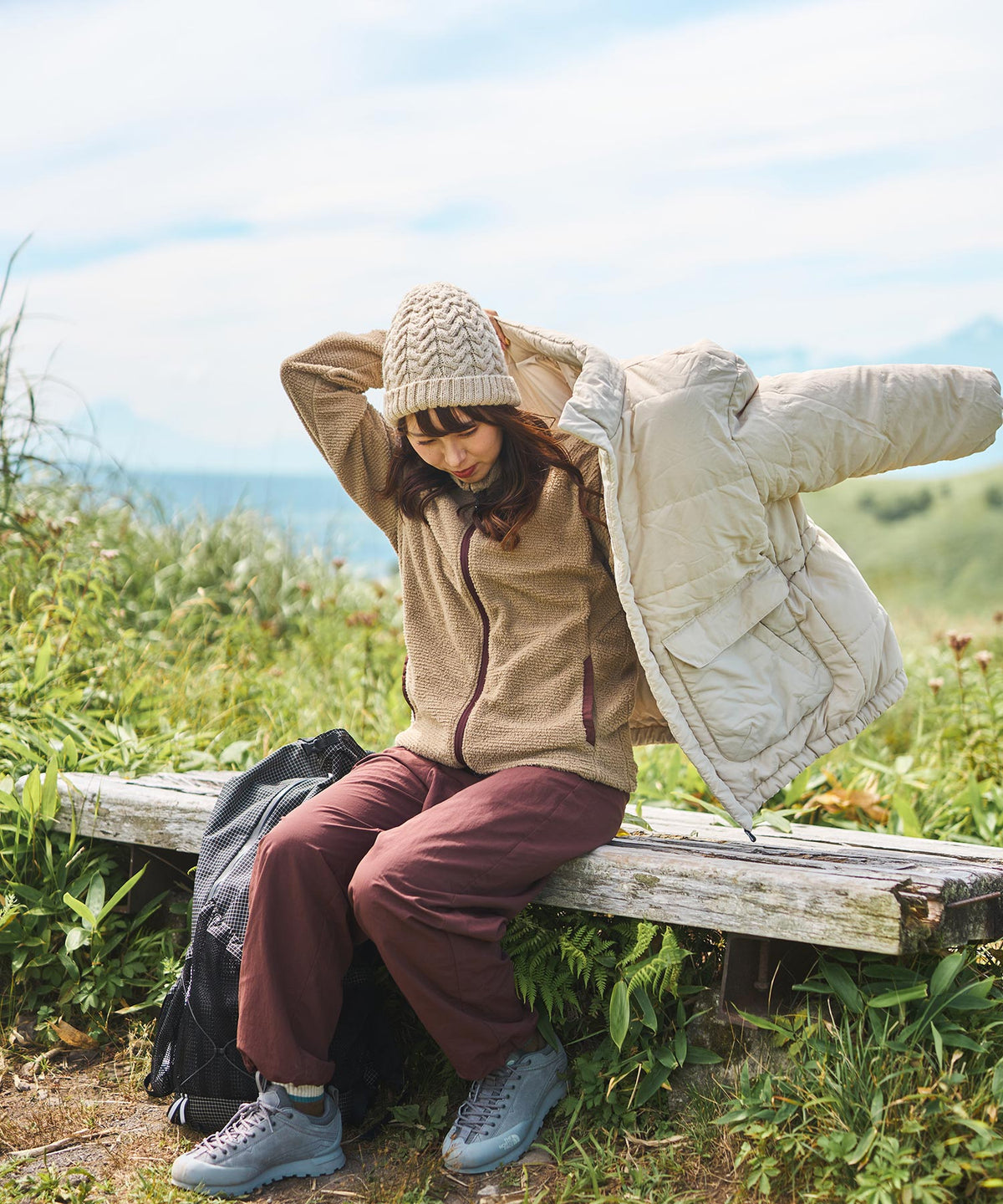 【WOMENS】ADAPTABLE FLUFFY JACKET / アダプタブル フラッフィージャケット