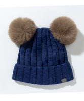 [KIDS/JUNIOR] Low Gauge Double Pompon Watch Hat /phenix Skiwear 2025AW 