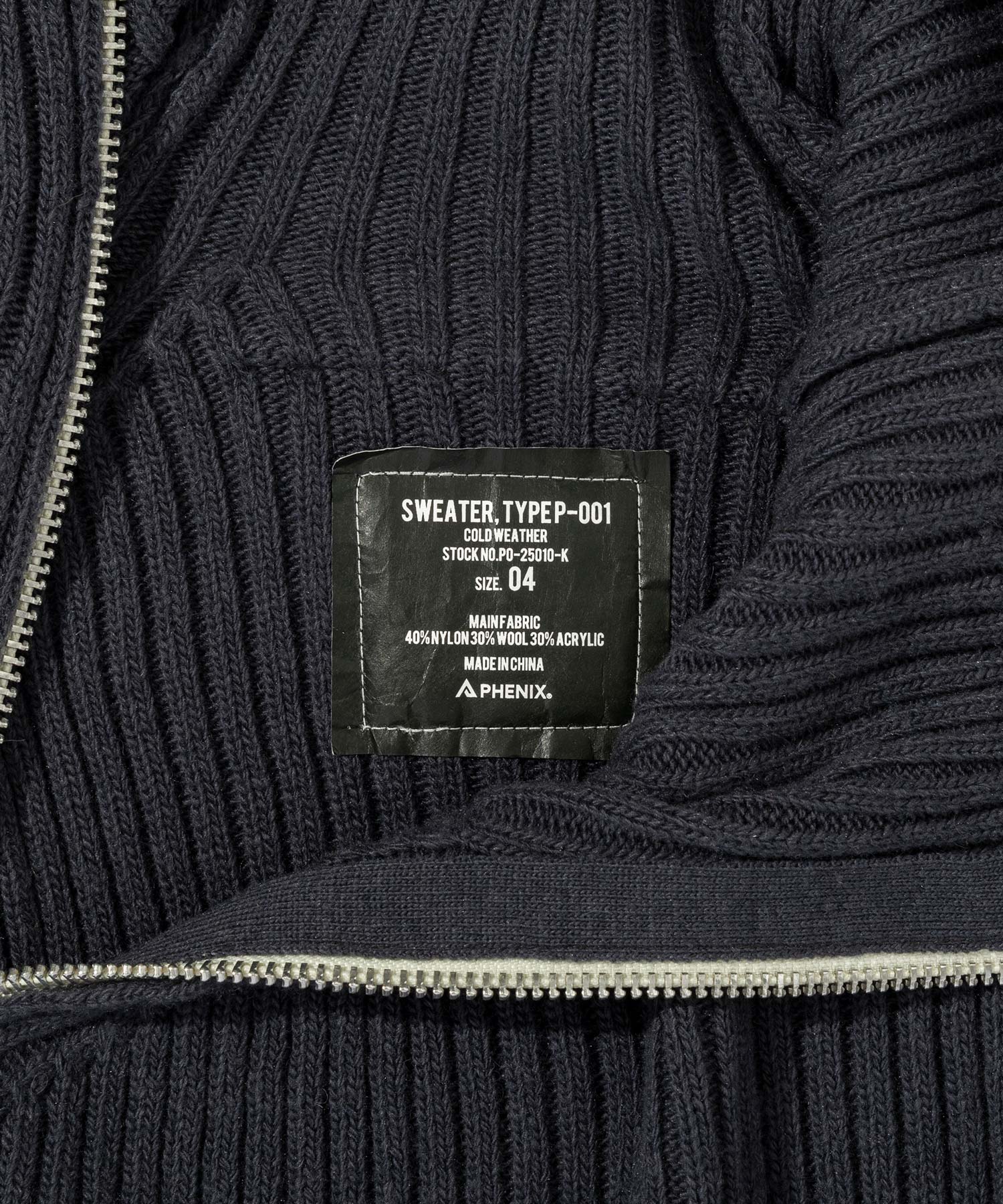 SWEATER, HOODED, TYPE P-001