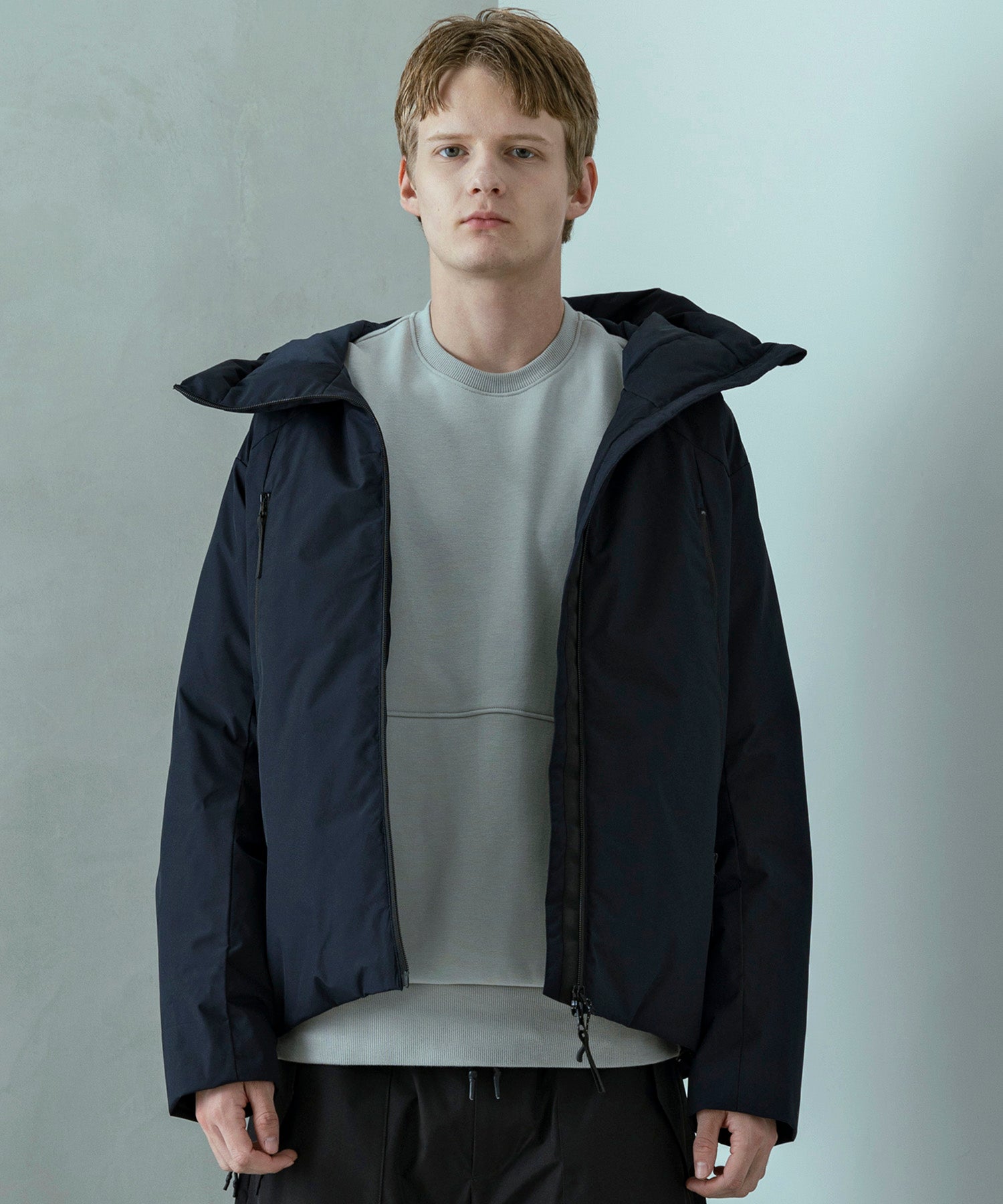 【MENS】DOWN JACKET  ダウンジャケット ウィンドストッパー / WINDSTOPPER(R) プロダクト by GORE TEX LABS / +phenix(プラスフェニックス)