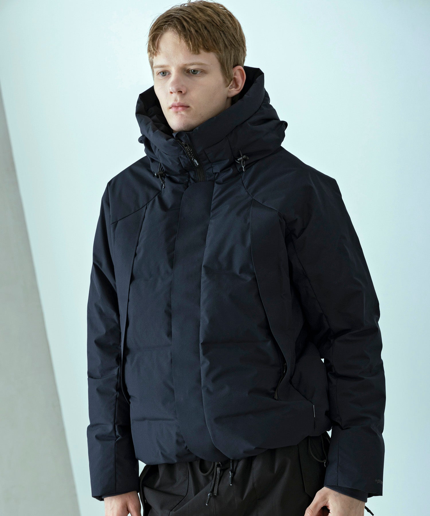 【MENS】FUSED QUILTING DOWN JACKET  フューズドキルティングダウンジャケット ウィンドストッパー / WINDSTOPPER(R) プロダクト by GORE TEX LABS / +phenix(プラスフェニックス)