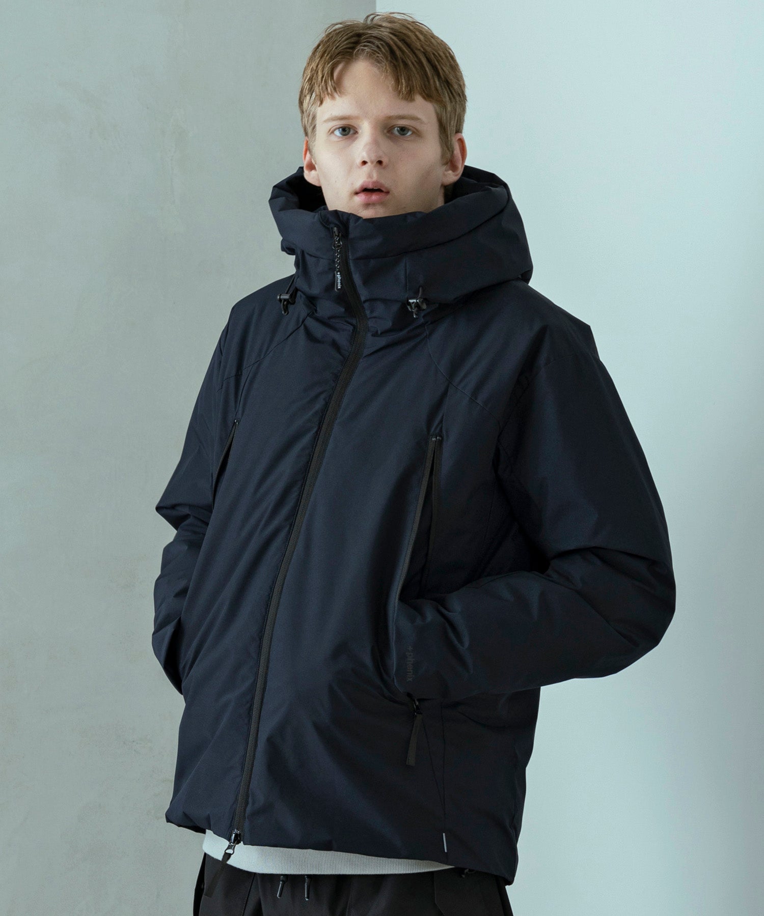 【MENS】DOWN JACKET  ダウンジャケット ウィンドストッパー / WINDSTOPPER(R) プロダクト by GORE TEX LABS / +phenix(プラスフェニックス)