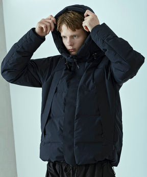 【MENS】FUSED QUILTING DOWN JACKET  フューズドキルティングダウンジャケット ウィンドストッパー / WINDSTOPPER(R) プロダクト by GORE TEX LABS / +phenix(プラスフェニックス)