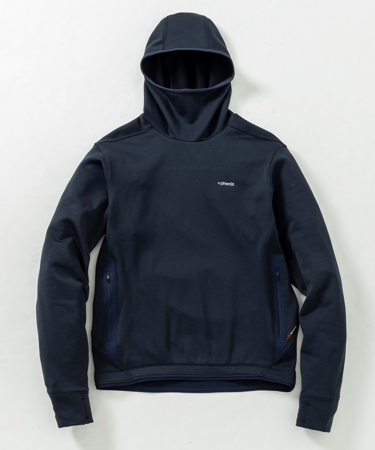 【11月中旬お届け予約商品】【MENS】POWER STRETCH PULL OVER HOODY パワーストレッチ プルオーバー フーディー / POLARTEC ポーラテック / +phenix(プラスフェニックス)