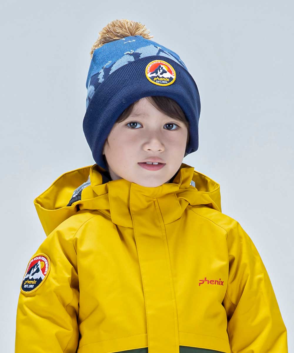 【KIDS/JUNIOR】子供用スキーウェア ニットキャップ Snow Mountain Junior Knit Hat / Jr ACC /phenixスキーウェア23AW