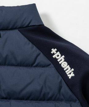 【MENS】HYBRID DOWN JACKET ハイブリッド ダウン ジャケット +phenix(プラスフェニックス)　