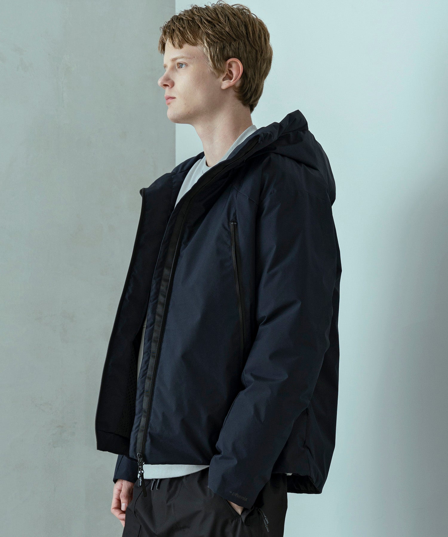 【MENS】DOWN JACKET  ダウンジャケット ウィンドストッパー / WINDSTOPPER(R) プロダクト by GORE TEX LABS / +phenix(プラスフェニックス)