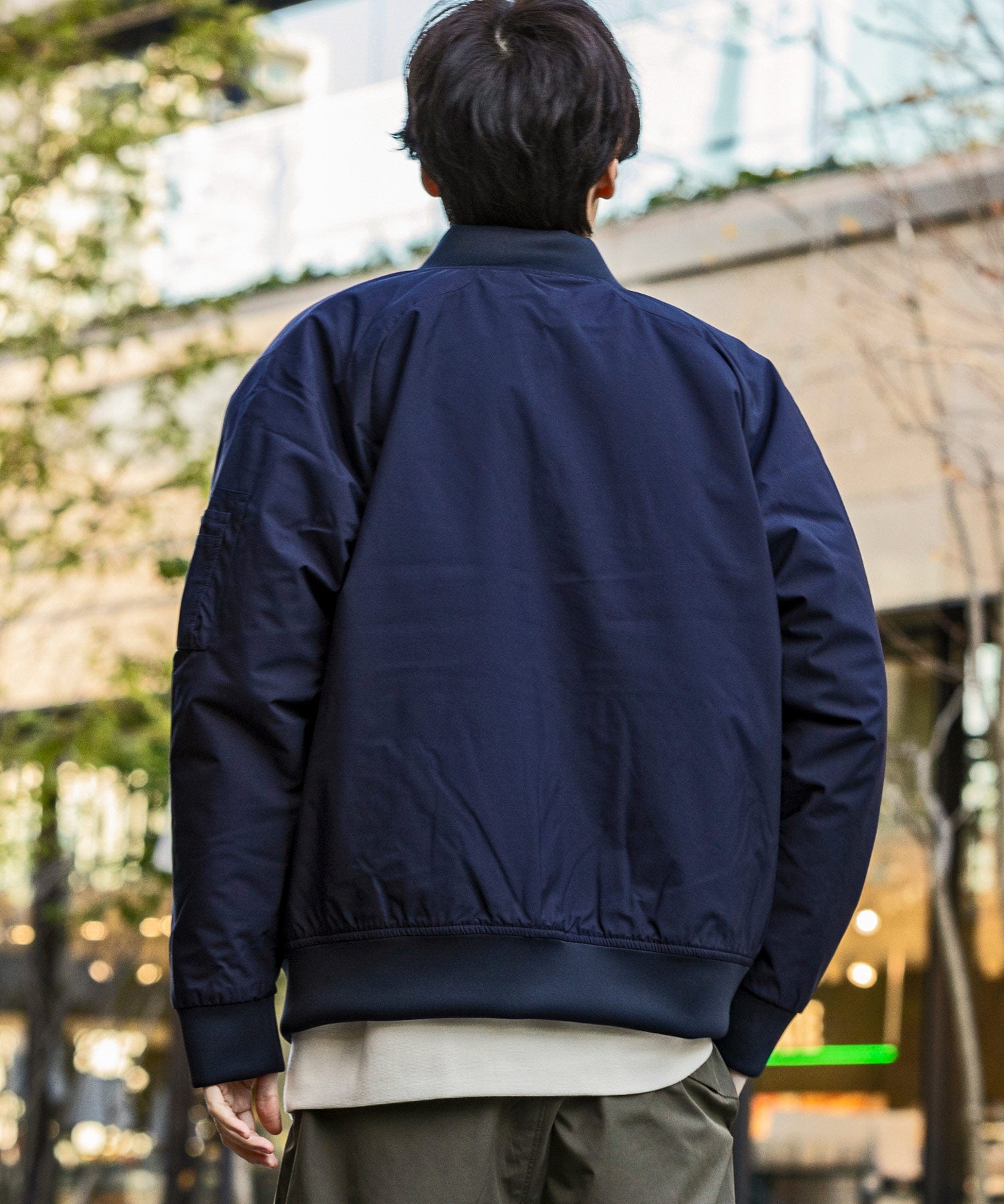 【MENS】BOMBER JACKET ボンバージャケット / 撥水 透湿 / +phenix(プラスフェニックス)