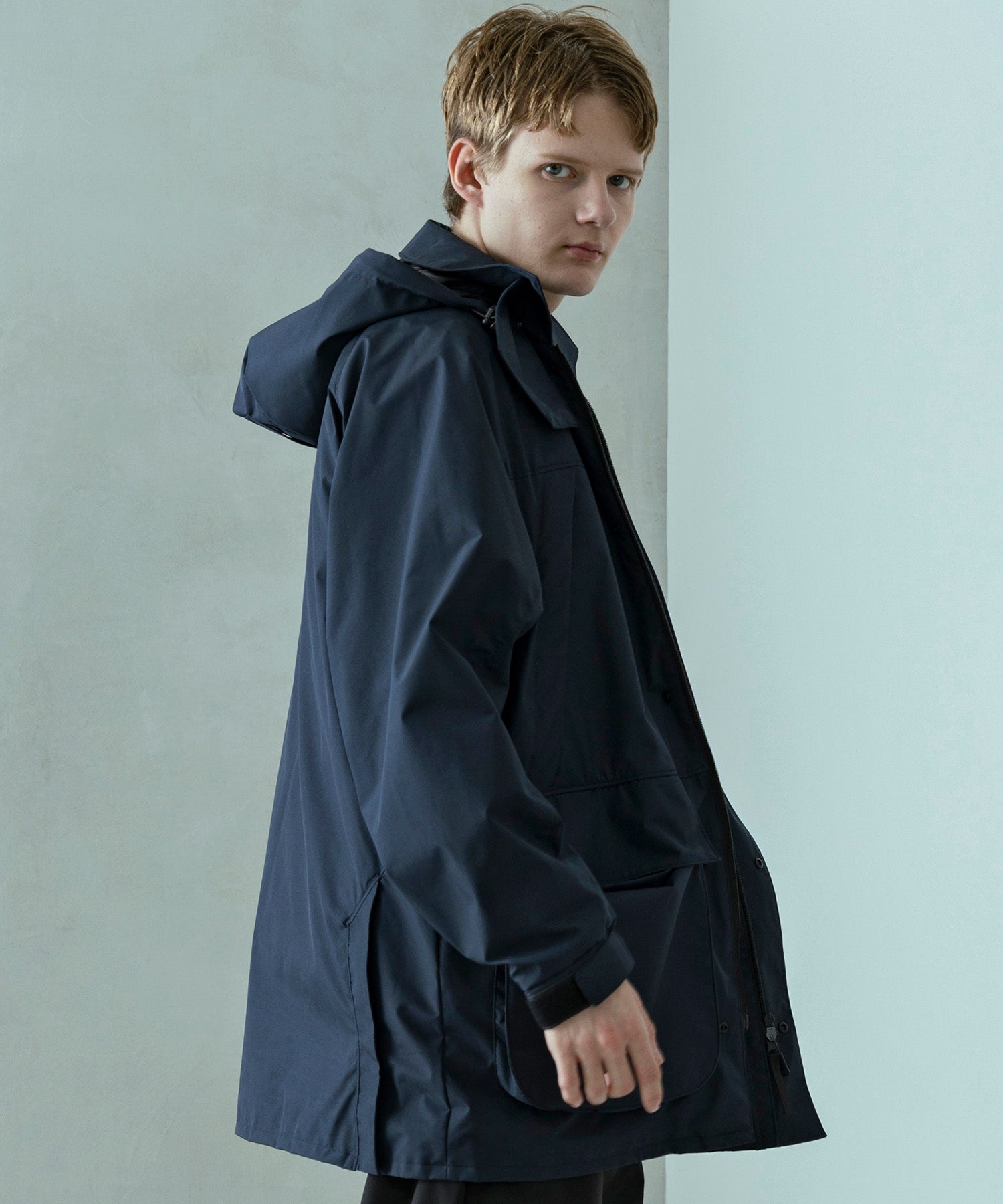 【MENS】FISHERMANS DOWN COAT フィッシャーマンズダウンコート / WINDSTOPPER(R) プロダクト by GORE TEX LABS / +phenix(プラスフェニックス)