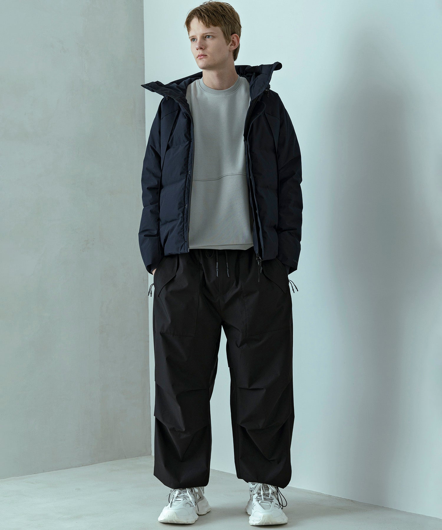 【MENS】FUSED QUILTING DOWN JACKET  フューズドキルティングダウンジャケット ウィンドストッパー / WINDSTOPPER(R) プロダクト by GORE TEX LABS / +phenix(プラスフェニックス)