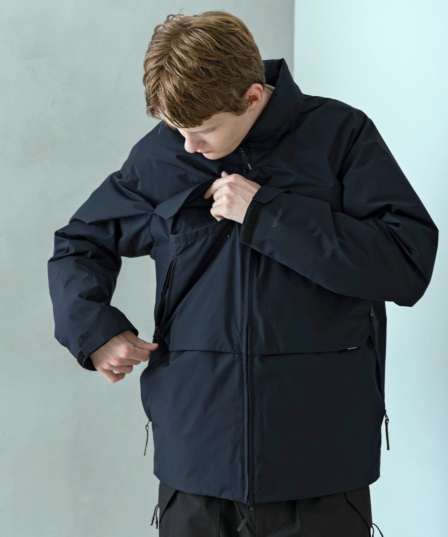 【MENS】INSULATION JACKET  インスレーションジャケット ウィンドストッパー / WINDSTOPPER(R) プロダクト by GORE TEX LABS / +phenix(プラスフェニックス)