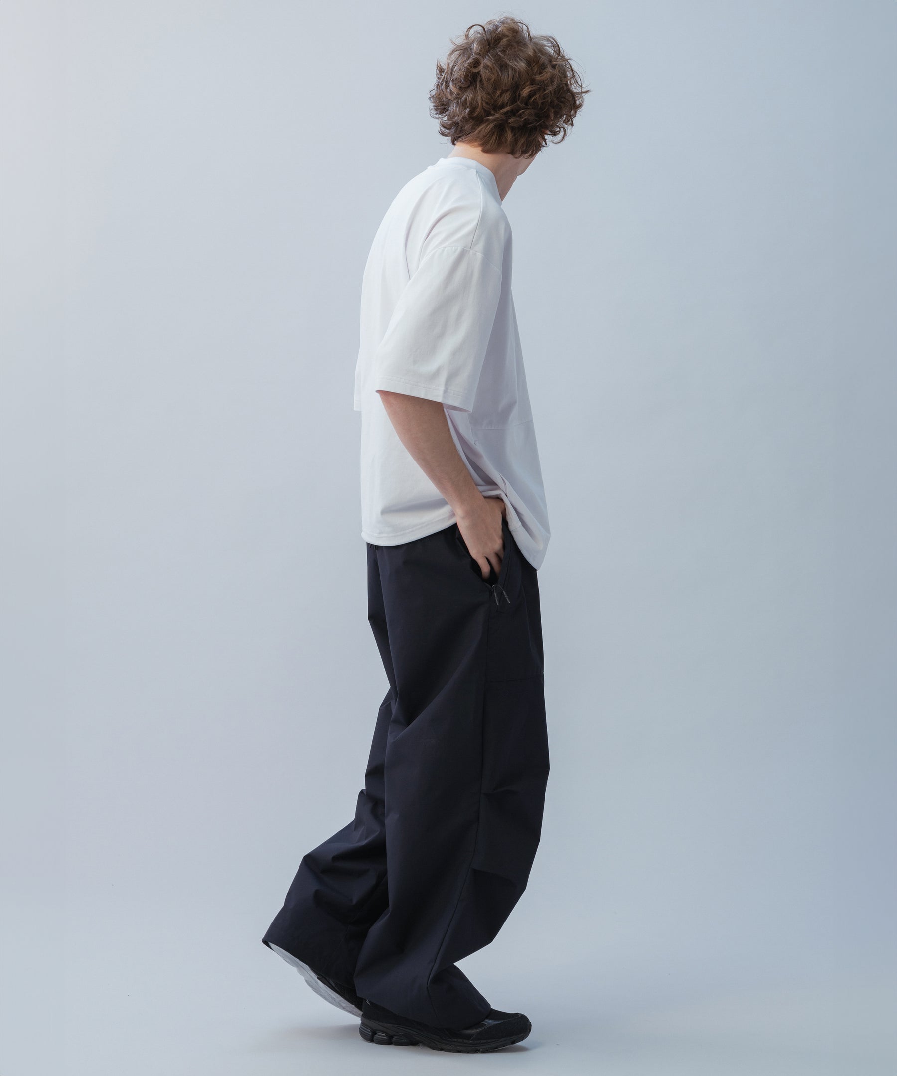 DRAWSTRING SHORT SLEEVE TEE / ドローストリング ショートスリーブ Tシャツ