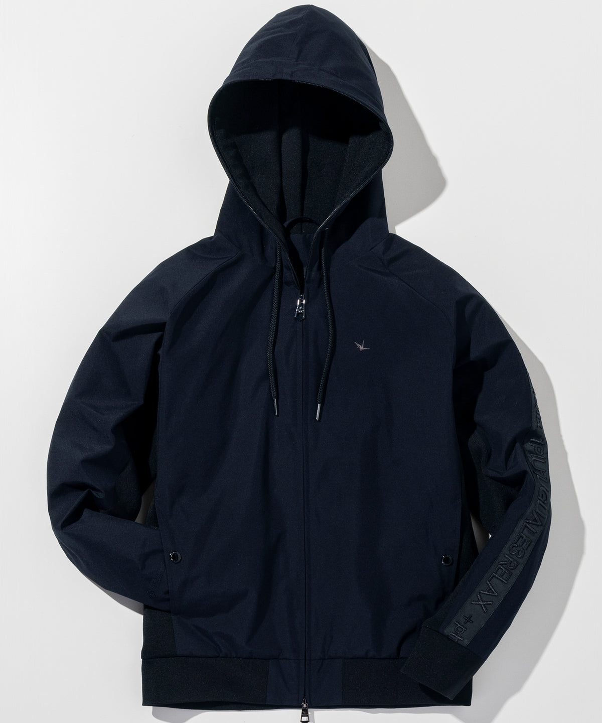 【MENS】GTX SLEEVE LOGO LINE HOODIE スリーブロゴラインフーディー / WINDSTOPPER(R) プロダクト by GORE-TEX LABS /ウィンドストッパー/ゴアテックス/1PIU1UGUALE3 RELAX × +phenix(ウノピゥウノウグァーレトレ リラックス)