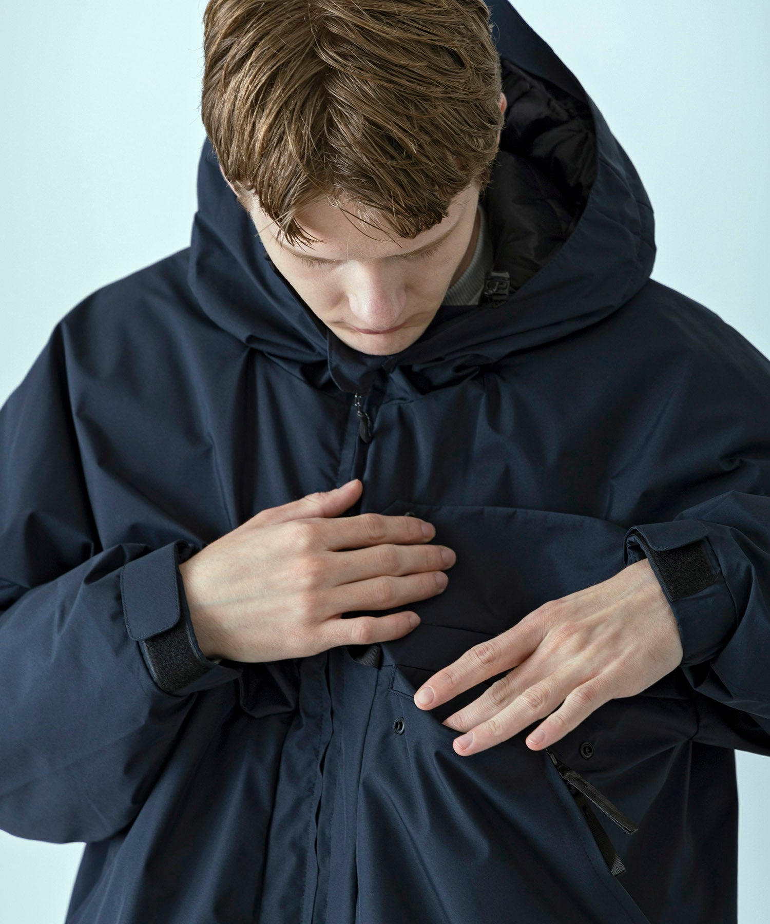 【MENS】FISHERMANS DOWN JACKET  フィッシャーマンズダウンジャケット / WINDSTOPPER(R) プロダクト by GORE TEX LABS / +phenix(プラスフェニックス)