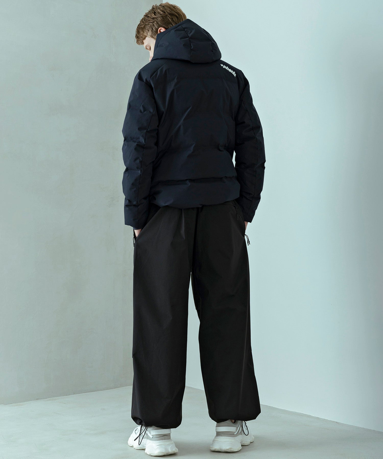 【MENS】FUSED QUILTING DOWN JACKET  フューズドキルティングダウンジャケット ウィンドストッパー / WINDSTOPPER(R) プロダクト by GORE TEX LABS / +phenix(プラスフェニックス)