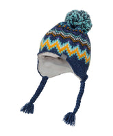 【KIDS/JUNIOR】子供用スキーウェア ニットキャップ Mix Border Junior Earflap Beanie / Jr ACC /phenixスキーウェア23AW