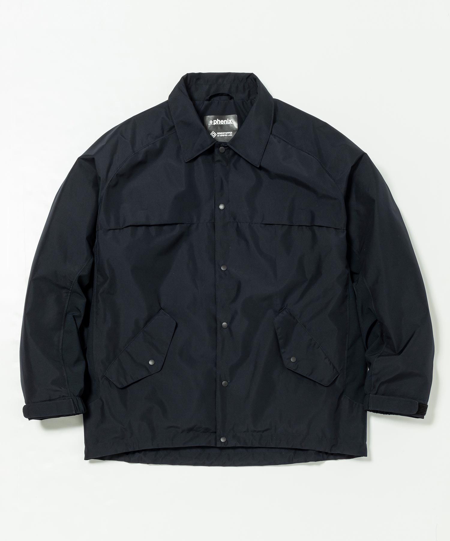 【MENS】HYBRID COACH JACKET アウトドア ジャケット メンズジャケット コーチジャケット ゴアテックスウェア 耐水 撥水 防風 蒸れにくい ウィンドストッパー / WINDSTOPPER(R) プロダクト by GORE TEX LABS +phenix(プラスフェニックス)　