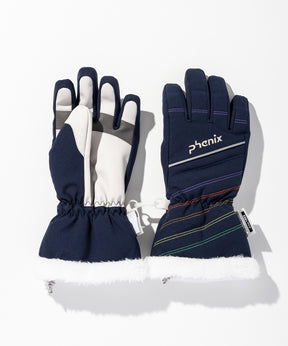 【KIDS/JUNIOR】Aurora Stitch Gloves / オーロラステッチグローブ / phenix スキーウェア 26AW