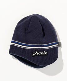 【KIDS/JUNIOR】Junior Simple Lined Knit Beanie / ジュニアシンプルラインドニットビーニー / phenix スキーウェア 26AW