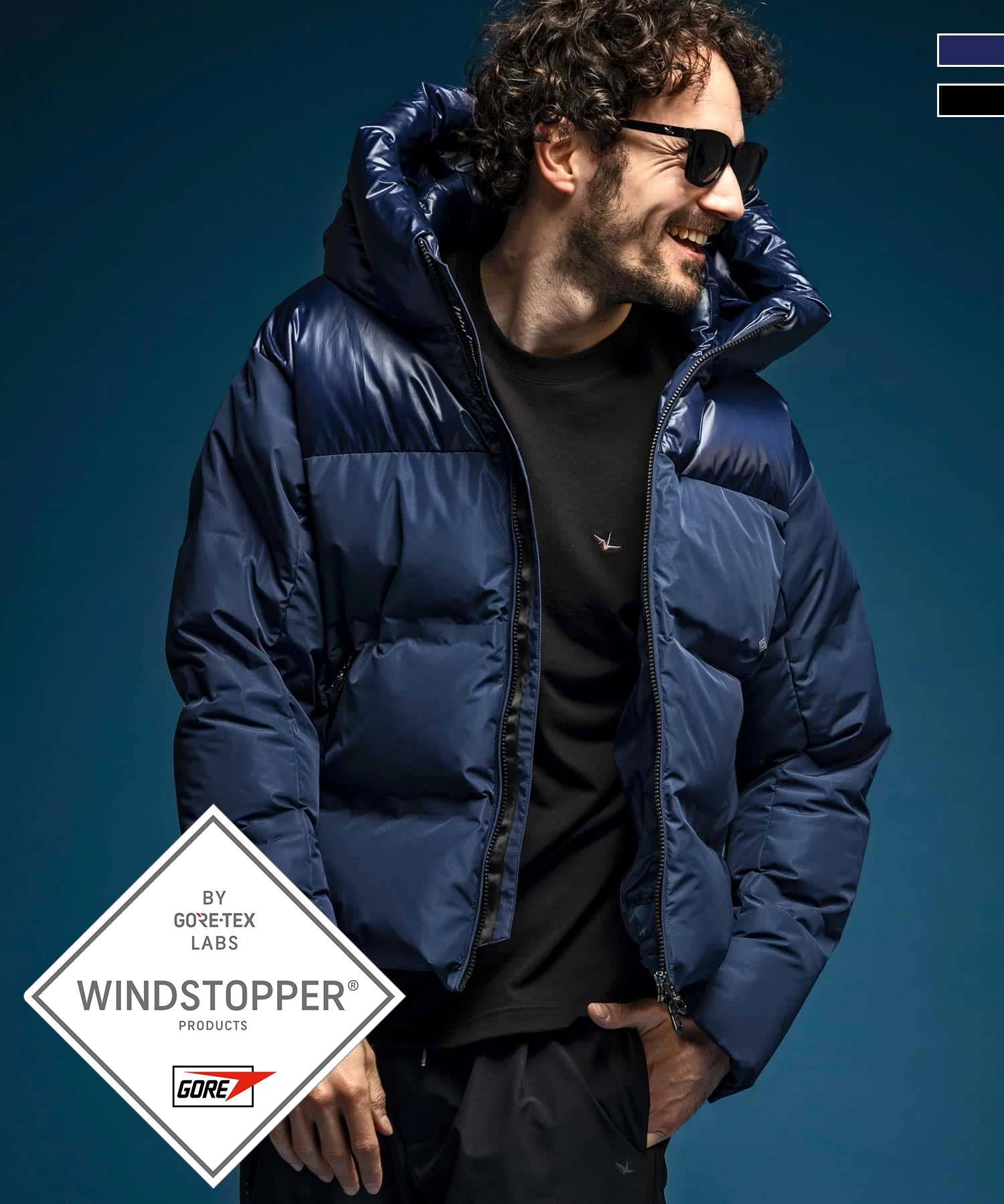 MENS】コンビダウンジャケット WINDSTOPPER(R) プロダクト by GORE-TEX ...