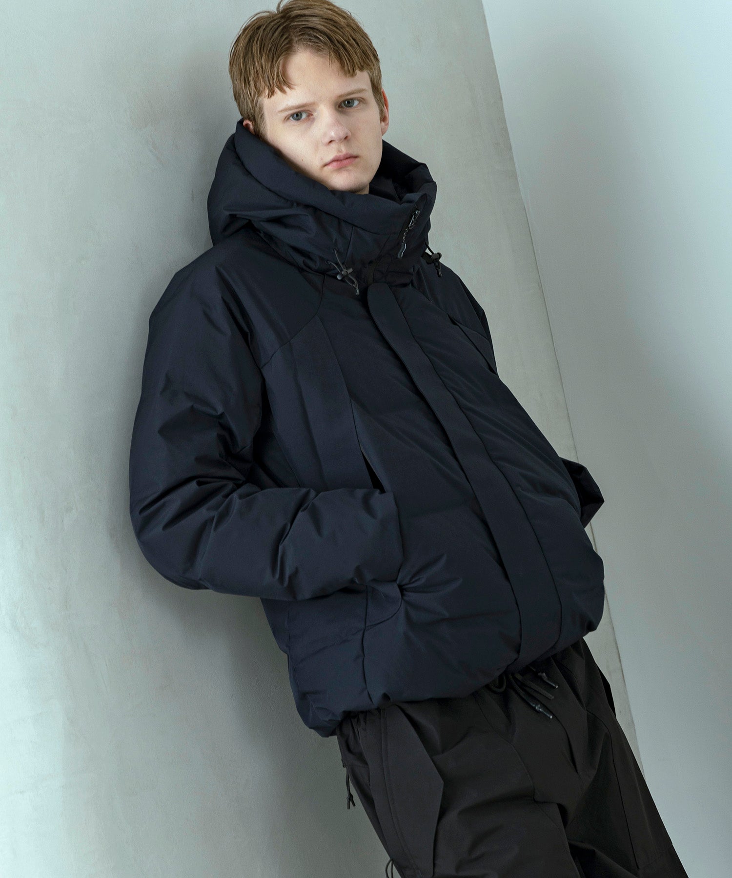 【MENS】FUSED QUILTING DOWN JACKET  フューズドキルティングダウンジャケット ウィンドストッパー / WINDSTOPPER(R) プロダクト by GORE TEX LABS / +phenix(プラスフェニックス)