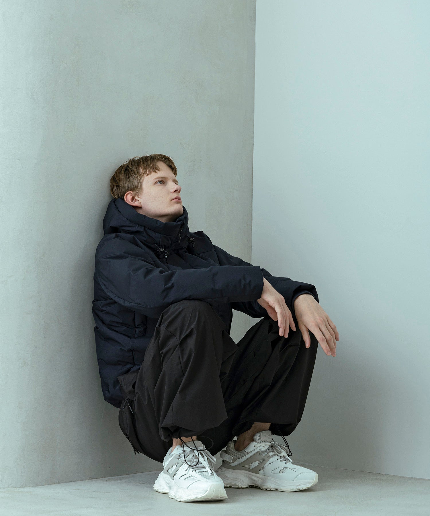 【MENS】FUSED QUILTING DOWN JACKET  フューズドキルティングダウンジャケット ウィンドストッパー / WINDSTOPPER(R) プロダクト by GORE TEX LABS / +phenix(プラスフェニックス)