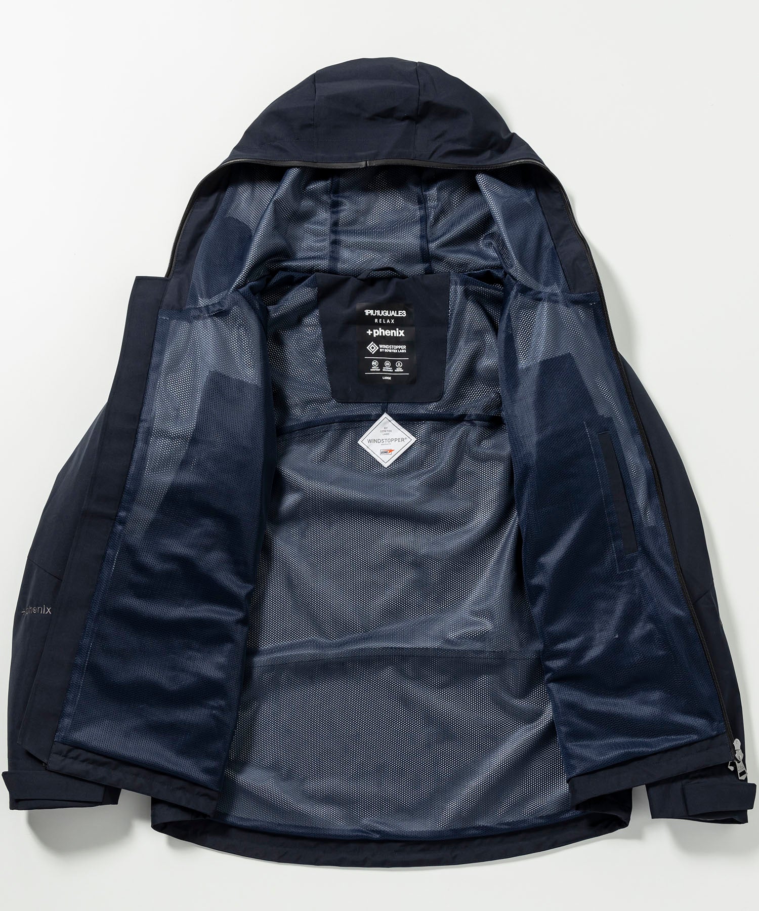 【2月中旬お届け予約商品】【MENS】GTX MOUNTAIN PARKA マウンテンパーカー / WINDSTOPPER(R) プロダクト by GORE-TEX LABS /ウィンドストッパー/ゴアテックス/1PIU1UGUALE3 RELAX × +phenix(ウノピゥウノウグァーレトレ リラックス)