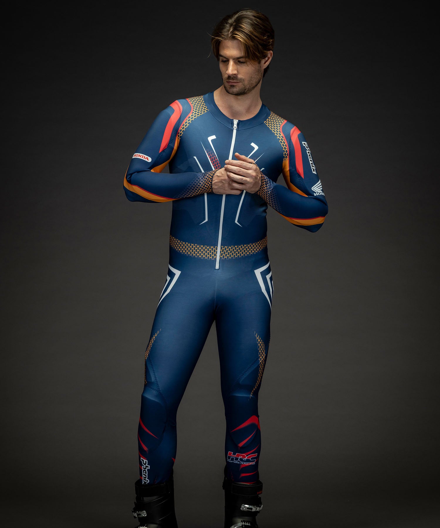 【UNI】HONDA One Piece Racing Suit HONDA GSレーシングスーツ / HONDA / スキー用 レーシングスーツ /phenixスキーウェア 24AW