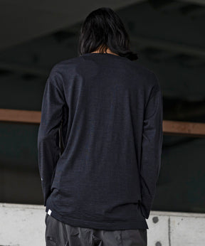 【MENS】Wool Blend Nomadic Shirts WOL ウールジャージー素材 断熱 防臭 ドライ ロングスリーブシャツ ウールブレンド ロンT / 100% Wool Jersey / アルクフェニックス