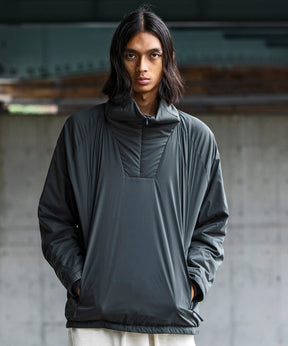 【MENS】ハーフジップロングスリーブ・アウター 中綿ジャケット Insuluted air half zip / PERTEX double weave / アルクフェニックス