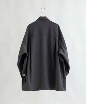【MENS】Square Pocket Shirts KAR ロングスリーブシャツ ワイドシルエット メンズシャツ / karu-stretch taffeta II / アルクフェニックス