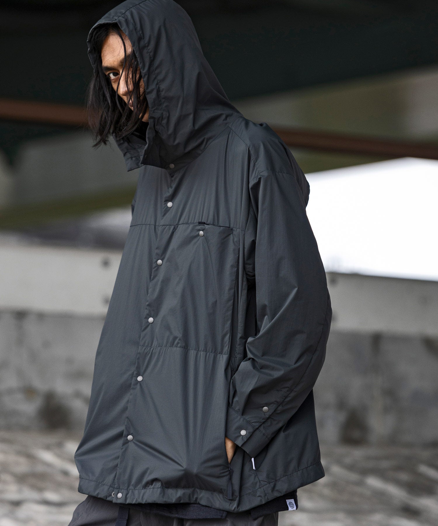 【MENS】Convoy Shirt Jacket PTX コンボイシャツ 変形シャツ メンズシャツ 耐水 撥水 ショルダーバッグ テックウェア / PERTEX EQUILIBRIUM / アルクフェニックス