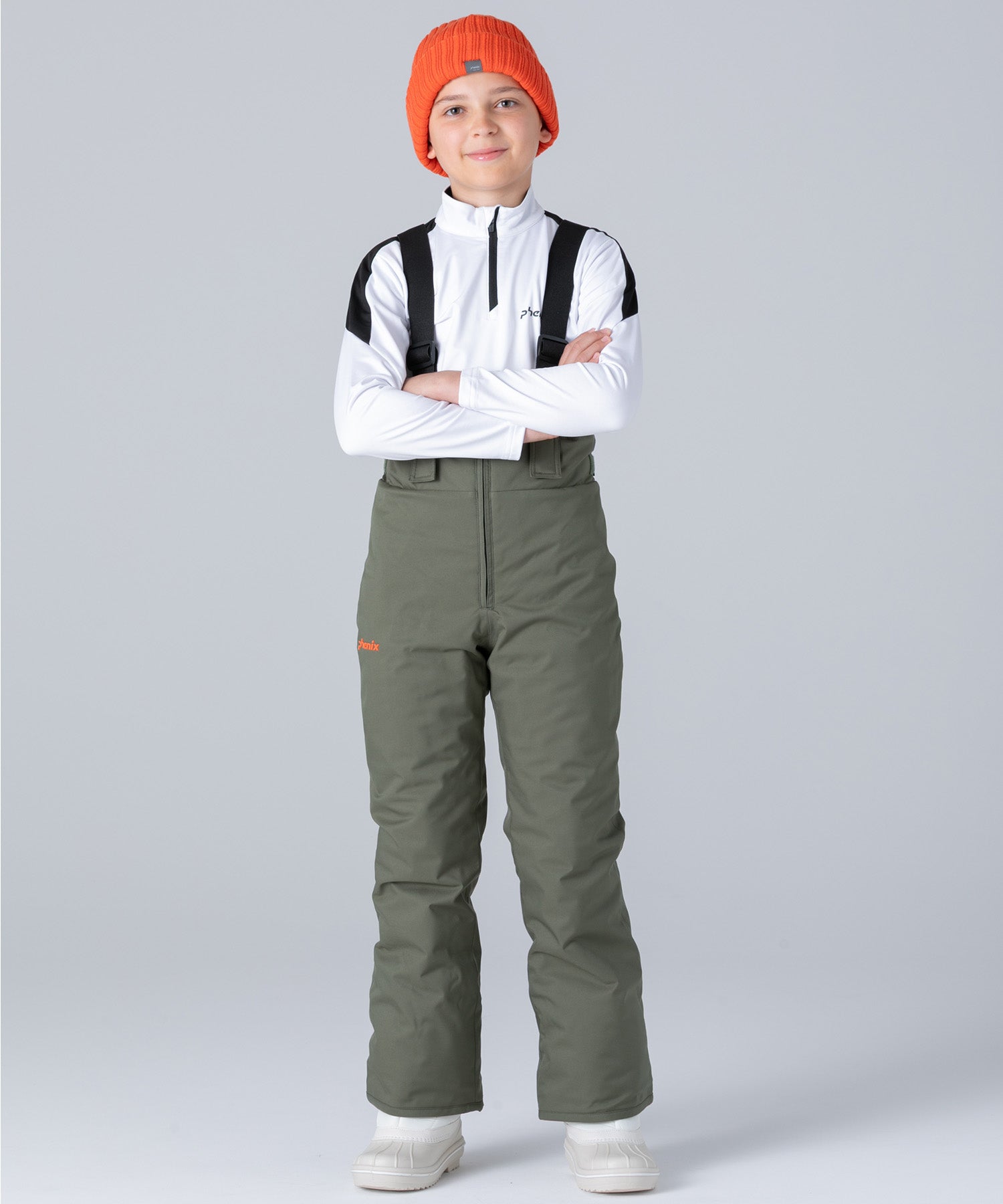 【KIDS/JUNIOR】Asymmetrical Bicolor Two-piece アシンメトリカルバイカラーツーピース /phenixスキーウェア 25AW