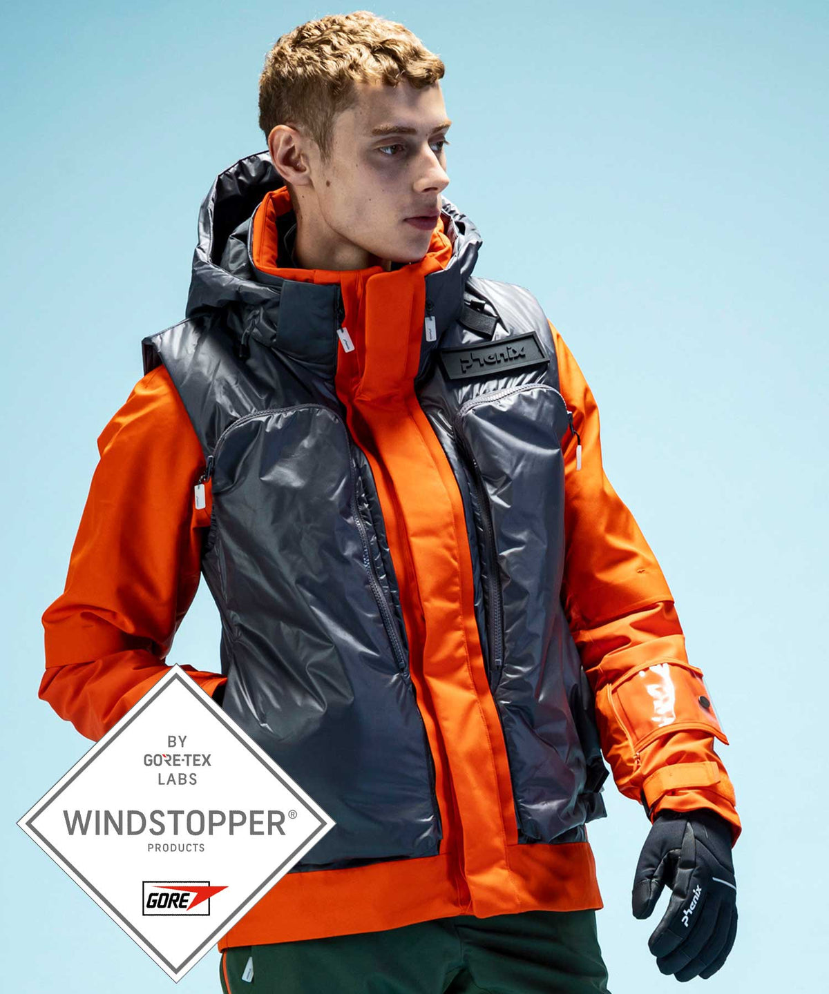 【MENS】スキーウェア アウタージャケット トップス  WINDSTOPPER® プロダクト by GORE TEX LABS ゴアテックスウェア Alpine Float Jacket / Alpine Diversity /phenixスキーウェア23AW新作