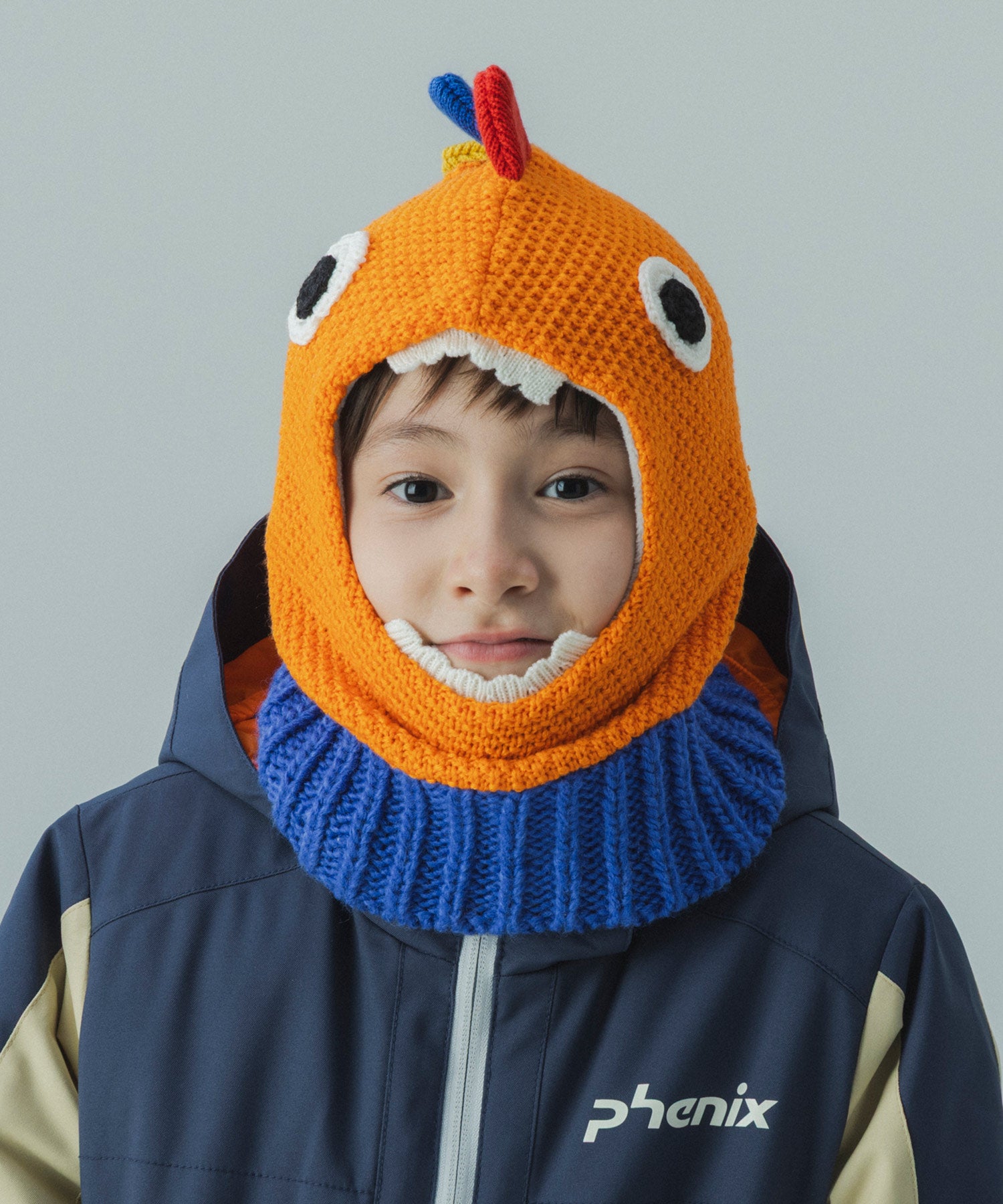 【KIDS/JUNIOR】Dinosaur Knit Cap / ダイナソーニットキャップ / phenix スキーウェア 26AW