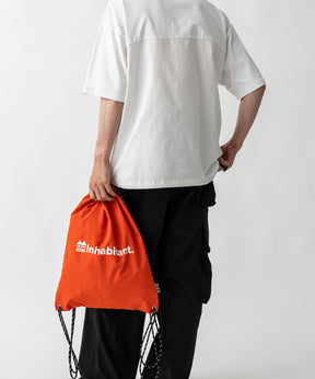 【MENS】ワンポイント ブランドロゴプリント ベーシック ナップザック /inhabitant(インハビタント)