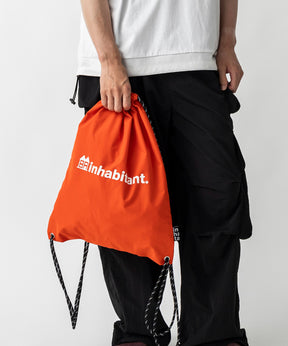 【MENS】ワンポイント ブランドロゴプリント ベーシック ナップザック /inhabitant(インハビタント)